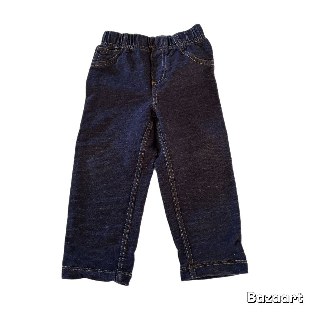 Carter’s Faux Denim Leggings Baby Girl Size 18M